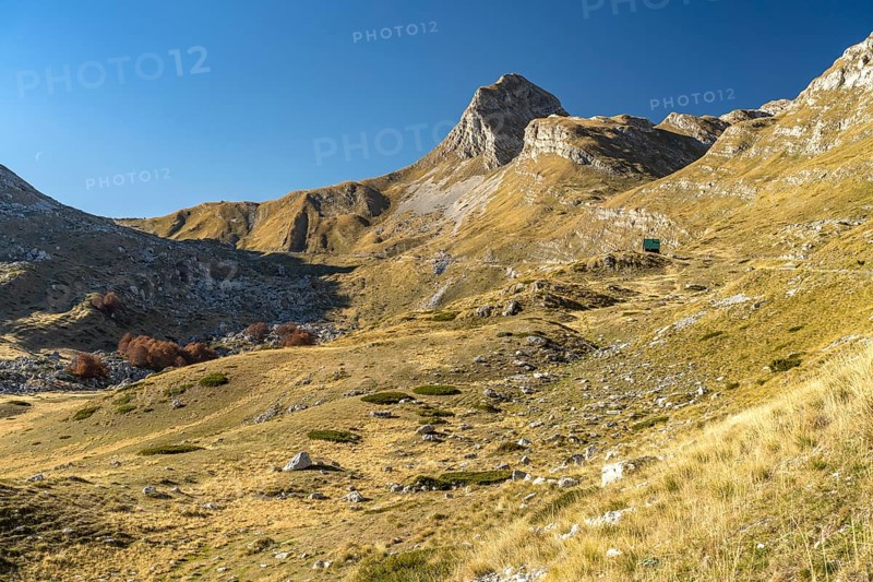 Mountain landscape at Sedlo Pass