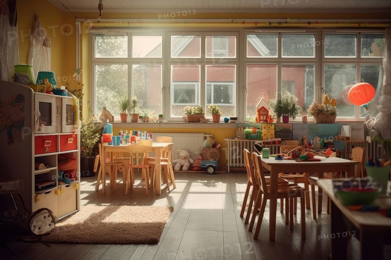 Kindergarten bright room