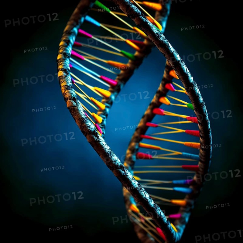 Symbolic image DNA double helix