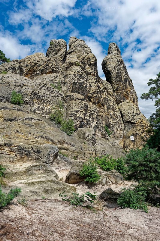 Rock formation Drei Zinnen