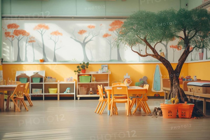 Kindergarten bright room