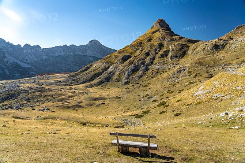Bench in Durmitor National Park