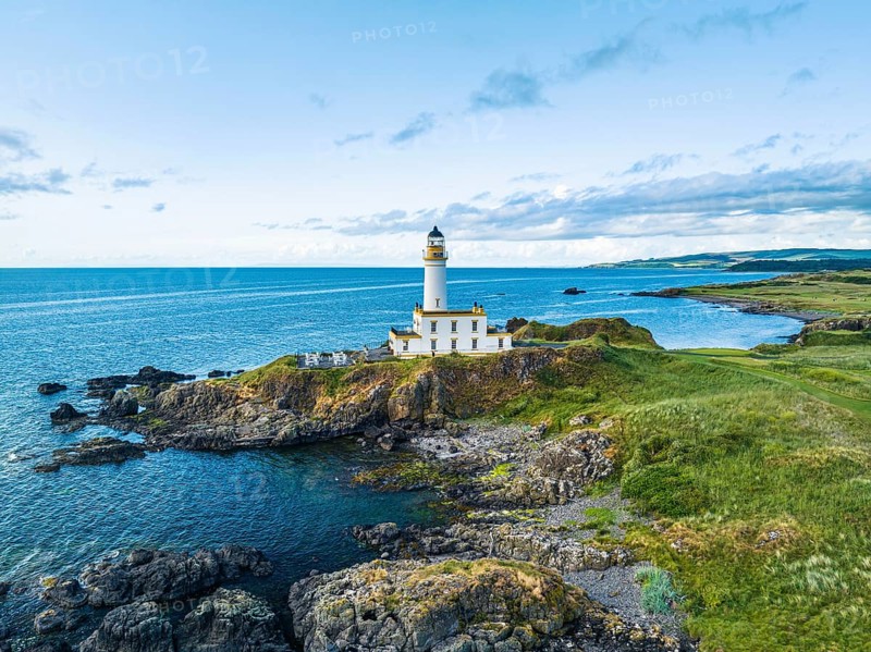 Turnberry Lighthouse from a drone