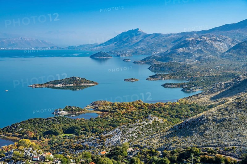 Landscape at Lake Scutari near the village of Donji Murici