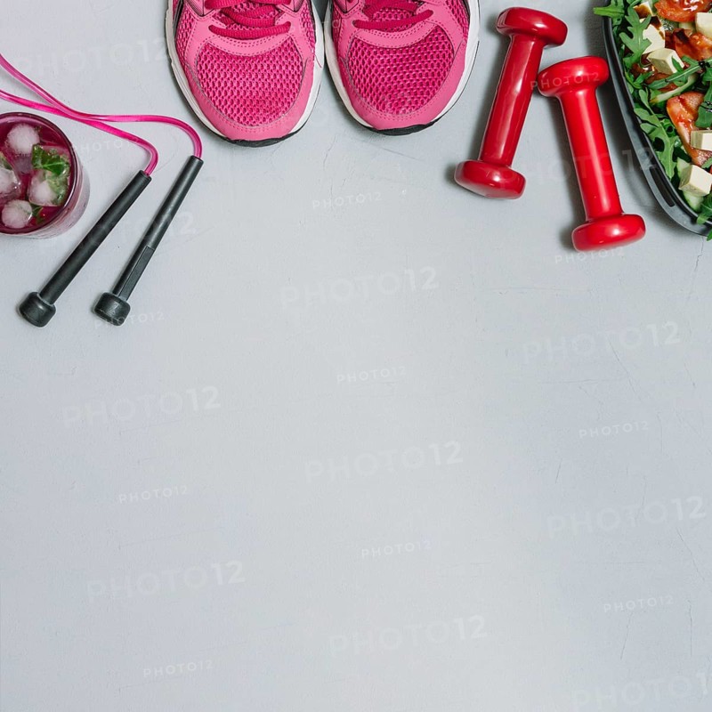 Set healthy sportsman