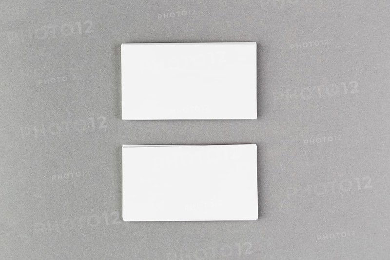 Mock up blank business card