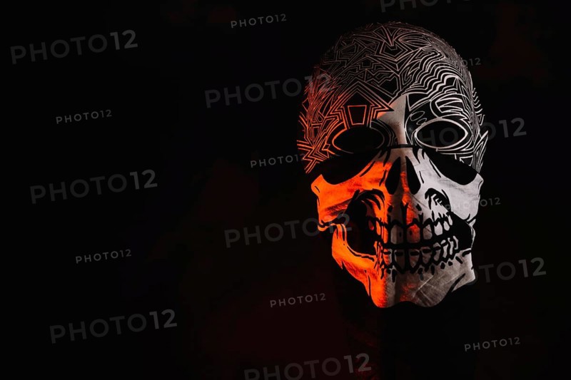 Halloween mask decorative rag