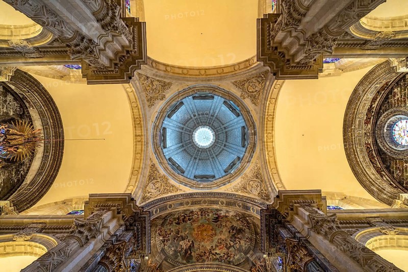 Church ceiling of the Iglesia del Salvador