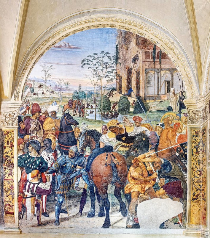 Benedict predicts the destruction of Monte Cassino