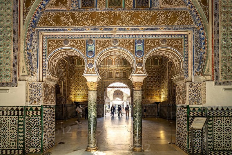 Room with Philip II's ceiling Salon del techo de Felipe II