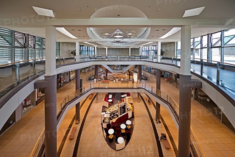 Interior design view of the Forum Wetzlar shopping centre