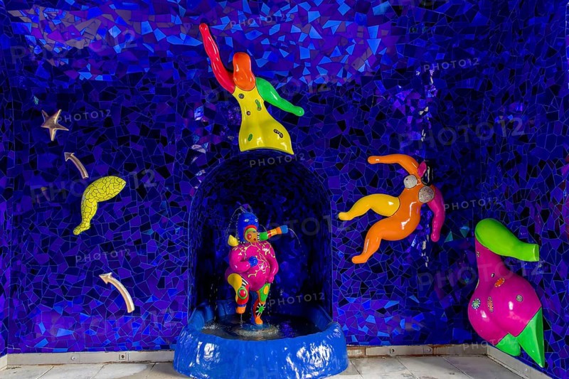 Historic Grotto designed by Niki de Saint Phalle in the Herrenhaeuser Gardens