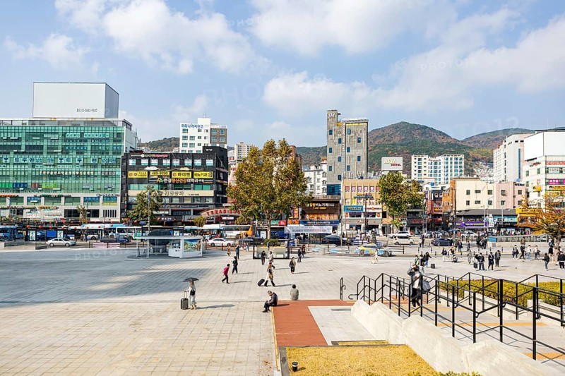 Station forecourt
