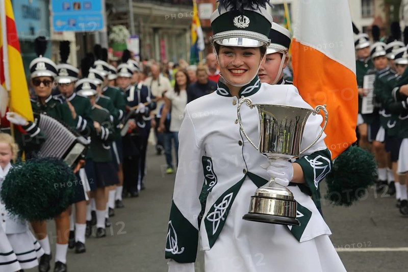 Trophy in hand