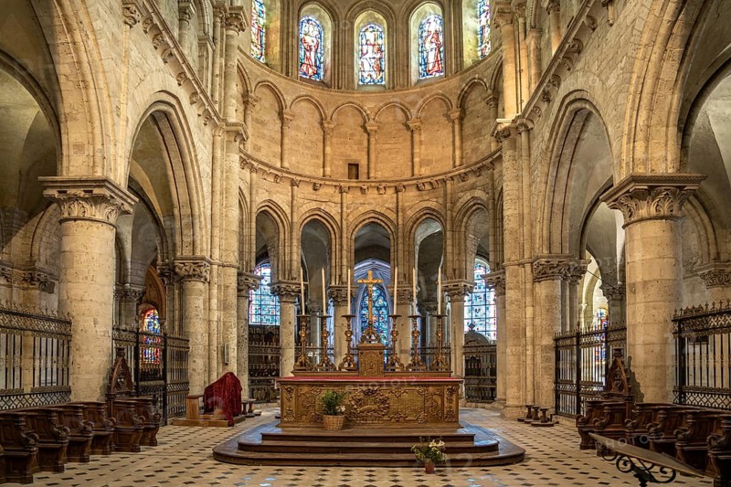 Interior of the Church of Saint-Nicolas