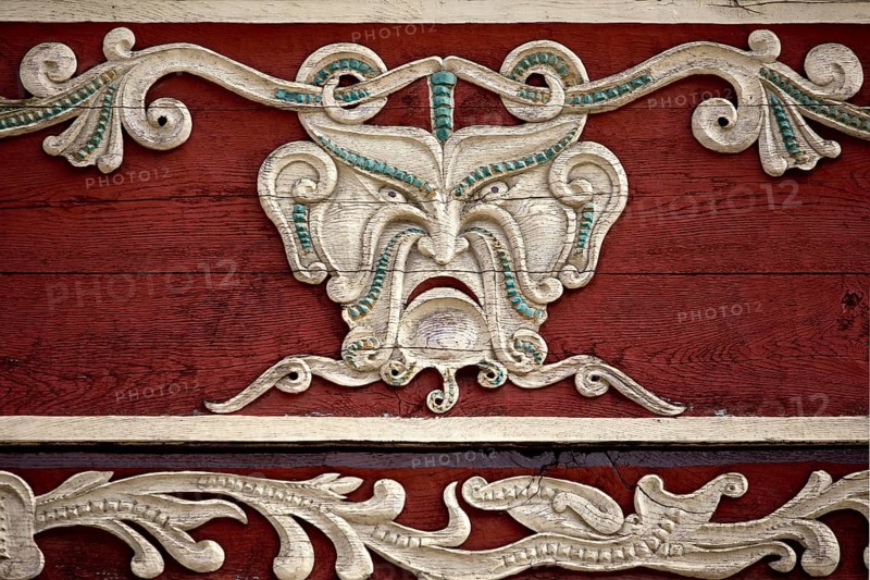 Detail on a house facade