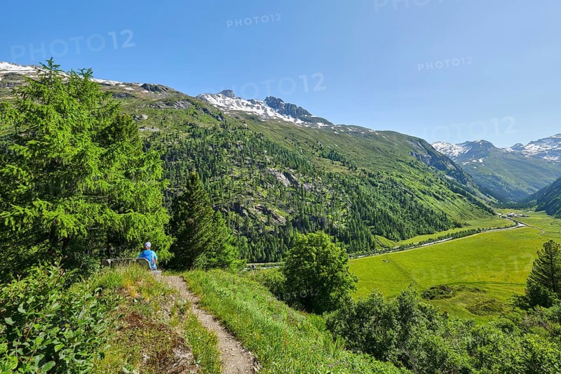 Hiker enjoying the view