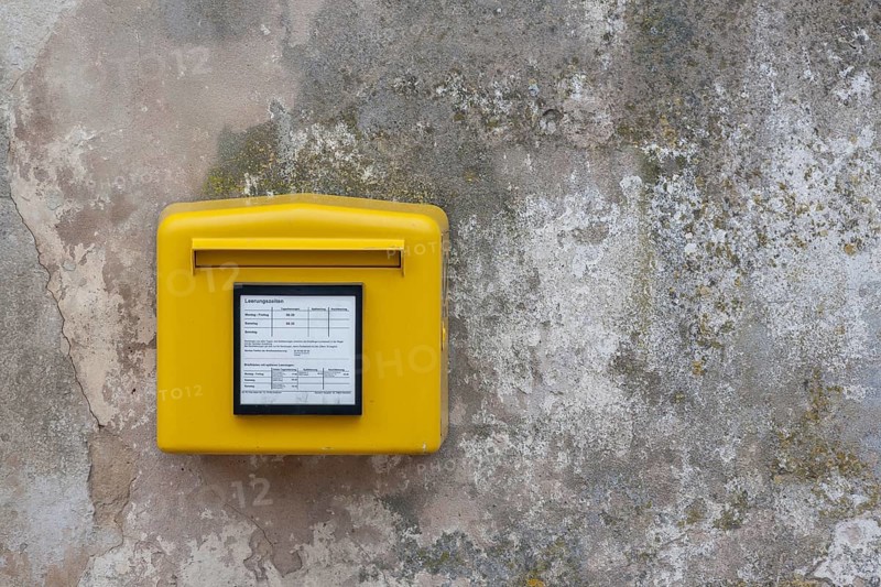 Yellow letterbox