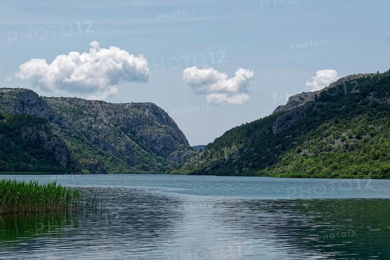 Lake Krka and the Dinara Mountains