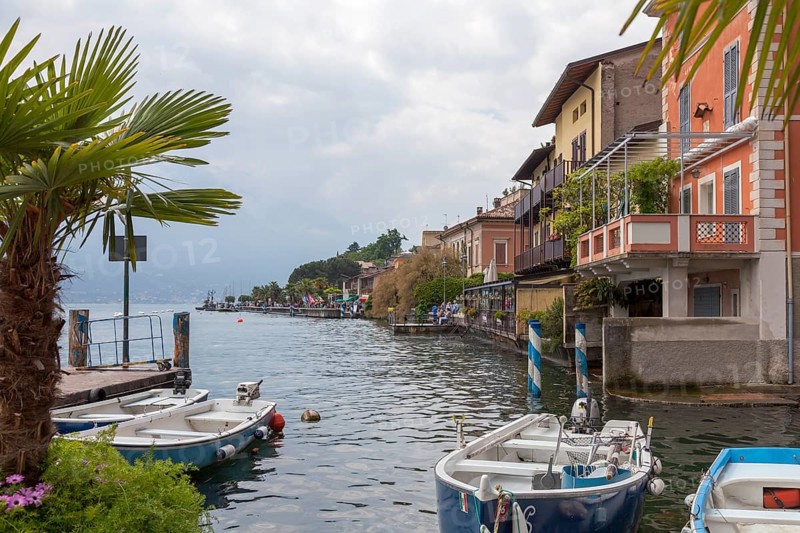 Houses and fishing boats