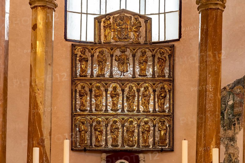 Silver altar of the Saint Tryphon Cathedral in Kotor