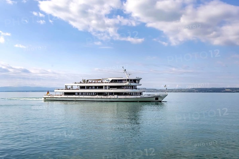 Excursion boat UeBERLINGEN of the White Fleet on the Bodensse
