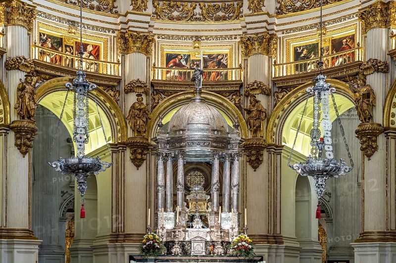 Interior of the Cathedral of Santa Maria de la Encarnacion in Granada