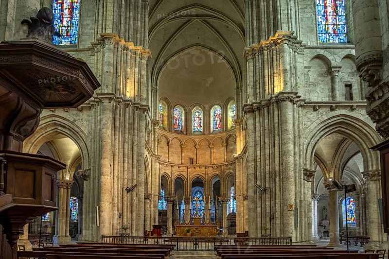 Interior of the Church of Saint-Nicolas