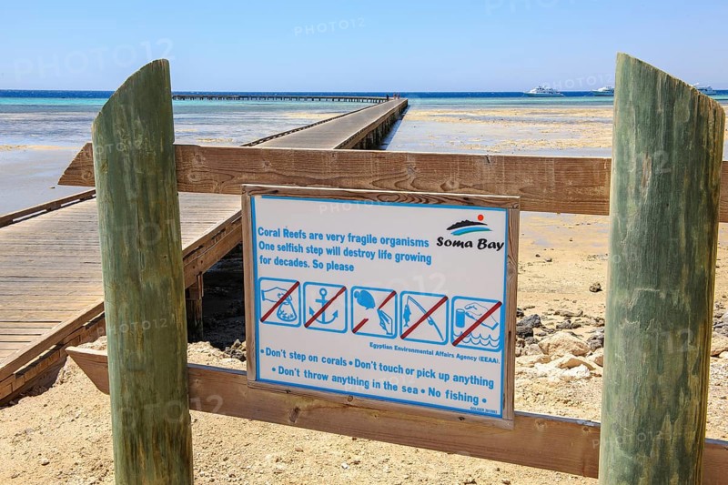 Prohibition sign Mandatory sign for tourists Beach holidaymakers with warning Prohibition of pollution Throwing away rubbish Rubbish destruction Walking on coral Reef top of coral reef