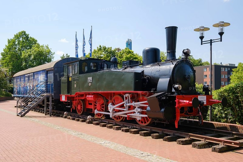 Old railway on the grounds of the Starlight Express
