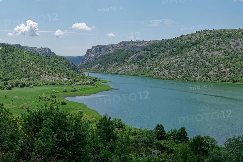 Lake Krka and the Dinara Mountains
