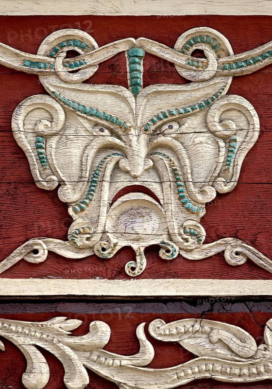 Detail on a house facade