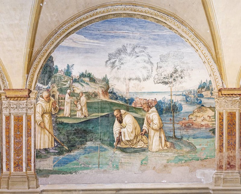 Benedict makes an axe fallen to the bottom of the lake return by the handle