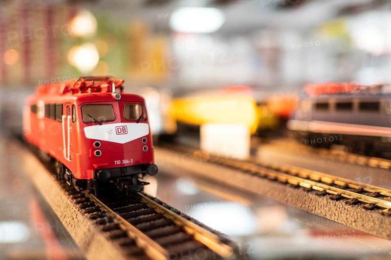 Model railway railcar 110 of the Deutsche Bahn