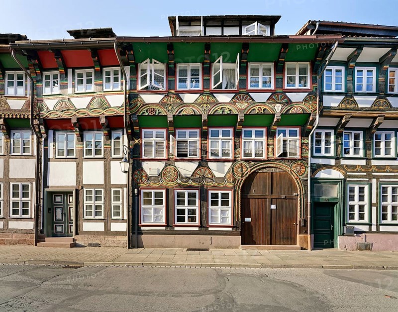 Half-timbered houses in Tiedexer Strasse