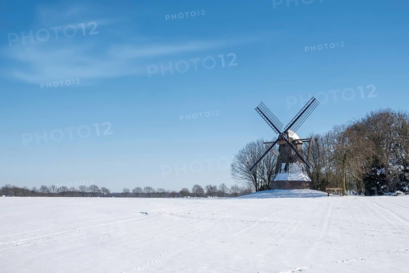 Quantwick mill in winter