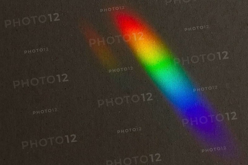 Lights prisms effect close up