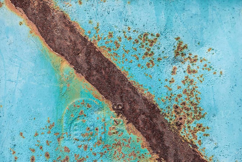 Rusty metal with paint