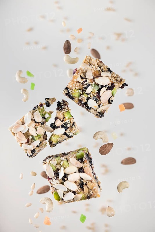 Close up batons with nuts
