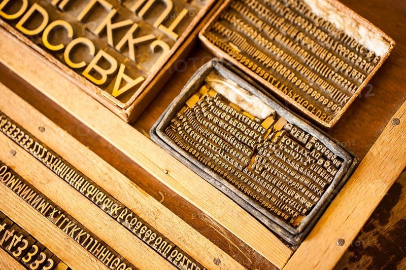 Set box with types