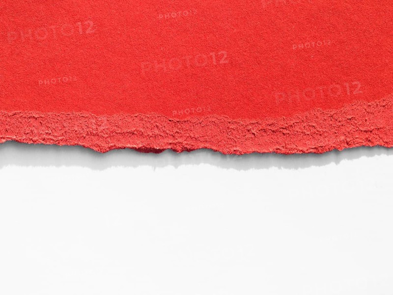 Cool red paper tear