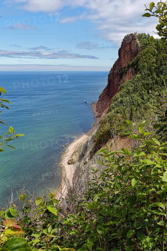 Steep cliff