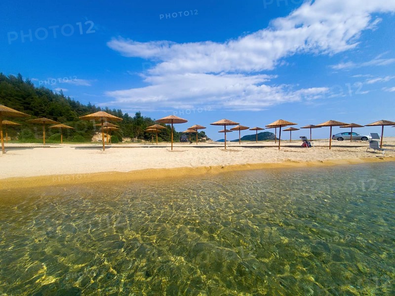 Parasols at Ema Beach