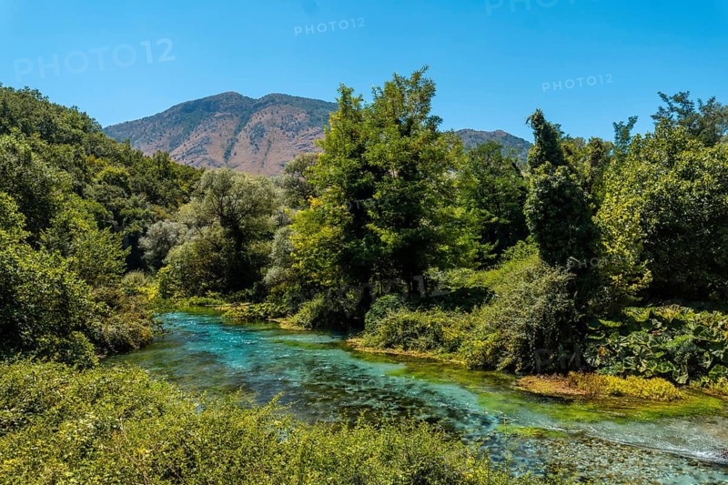 Beautiful landscape next to The Blue eye or Syri i kalter