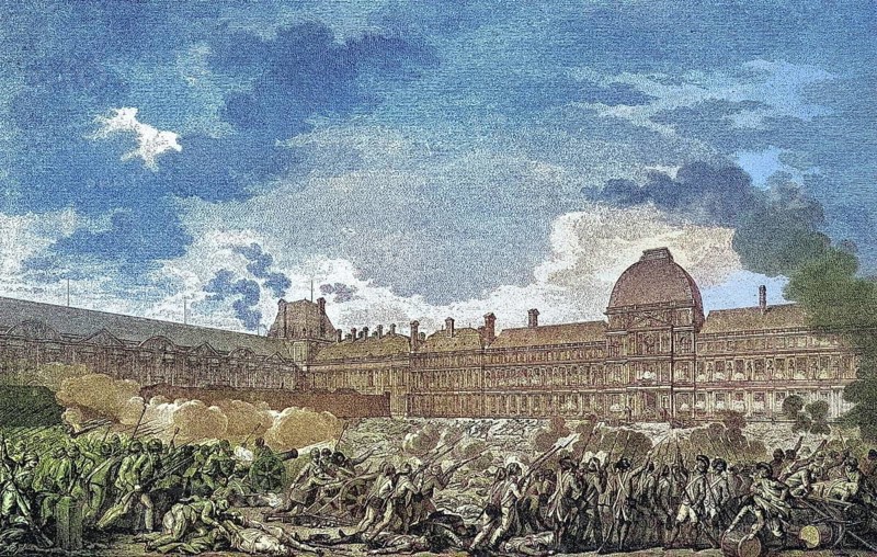 The attack on the Tuileries Palace