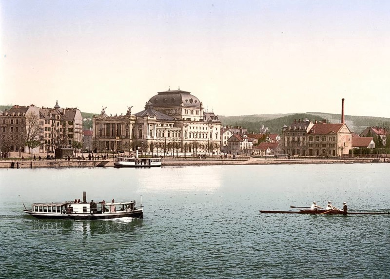Utoquai and Municipal Theatre in Zurich
