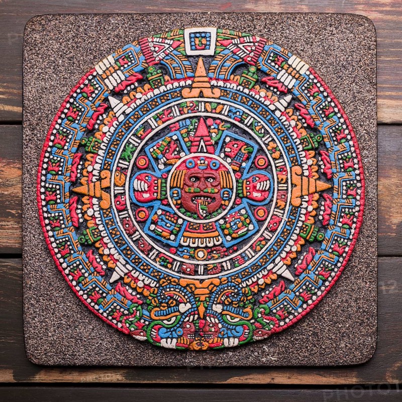 Decorative mexican symbol board