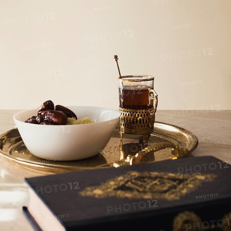 Ramadan concept with quran dates