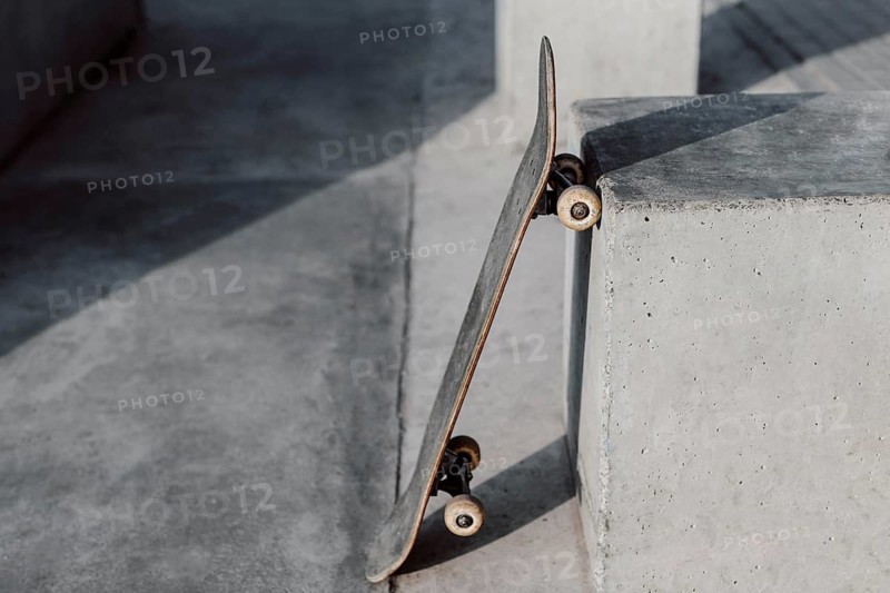 High view skateboard park