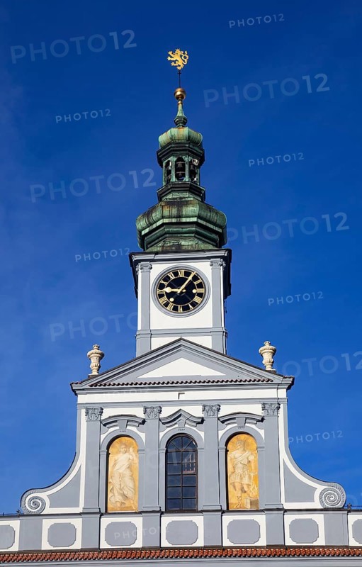 Town Hall on Premysl Otakar II Square in the historic old town of Ceske Budejovice